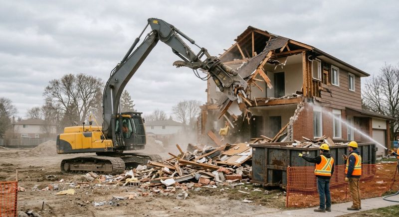 Home Demolition Service in Roseville, CA