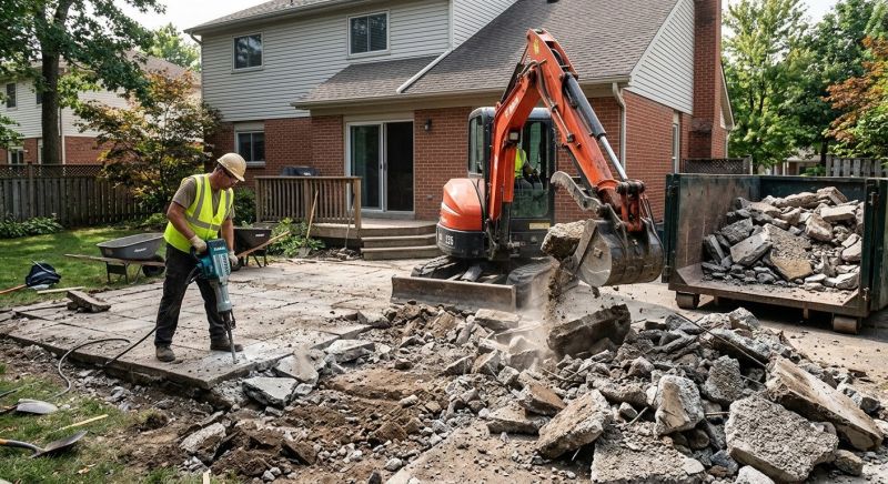 Patio Removal in Bergen County, NJ