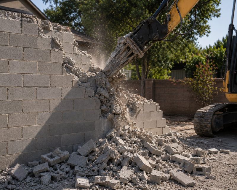 Stone Demolition in Bergen County, NJ