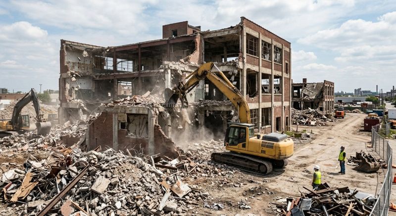 Commercial Building Demolition in Katy, TX