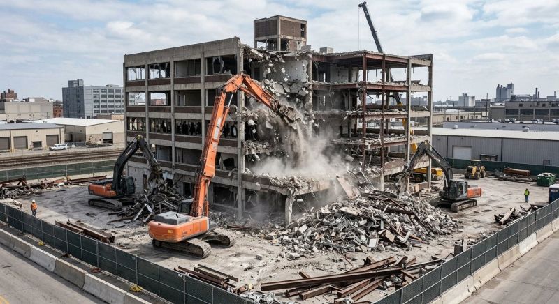 Commercial Building Demolition in Katy, TX