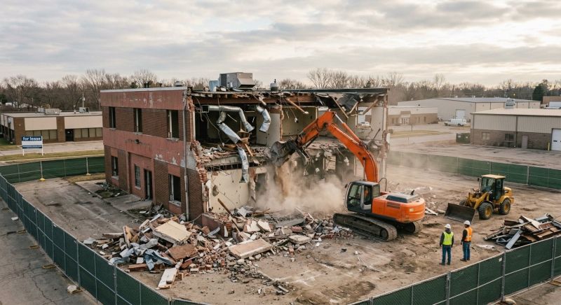 Commercial Property Demolition in Sacramento, CA