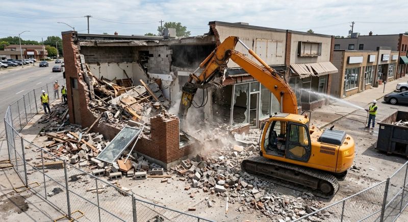 Commercial Site Demolition in Katy, TX