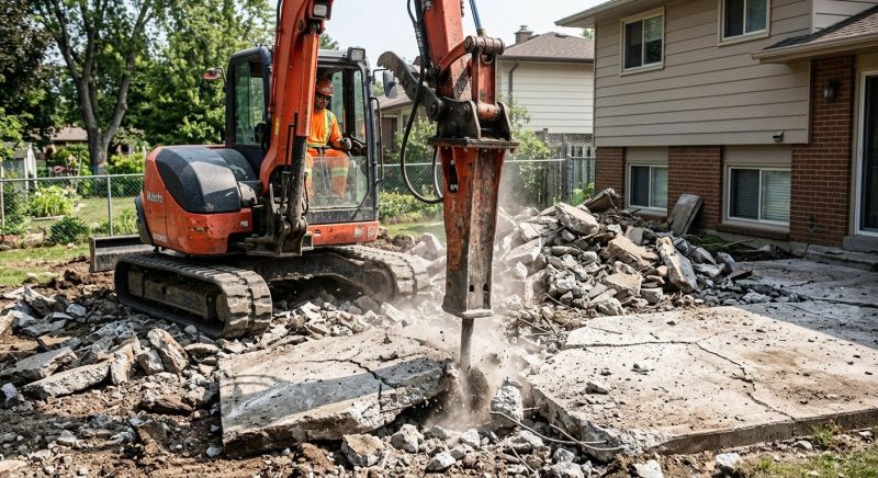 Concrete Breaking Service in Bergen County, NJ