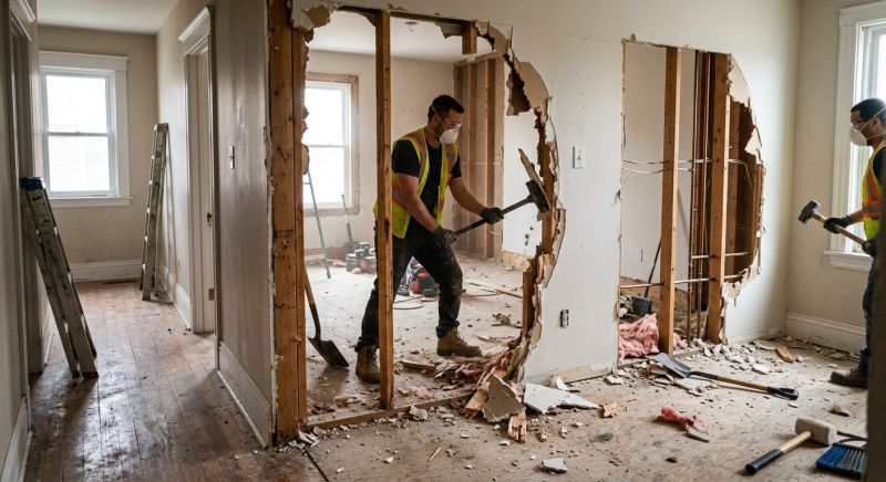 Hardwood Floor Demolition in Frederick, MD
