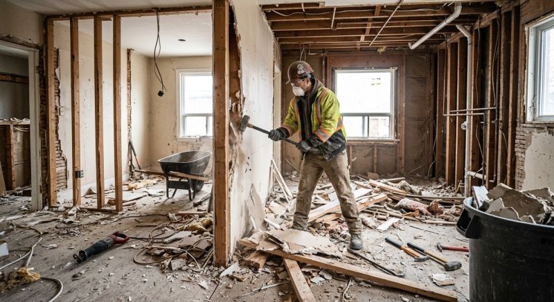Hearth Demolition in Bergen County, NJ