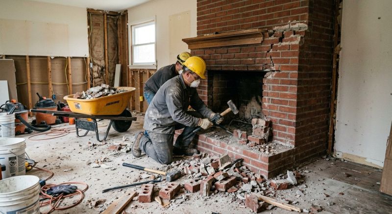 Hearth Removal in Bergen County, NJ