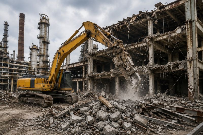 Industrial Demolition in Sacramento, CA