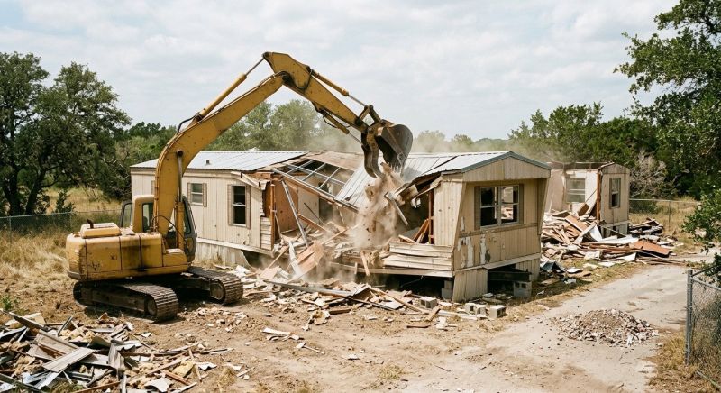 Modular Home Demolition in Katy, TX
