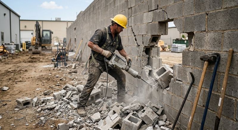 Sidewalk Demolition in Sacramento, CA