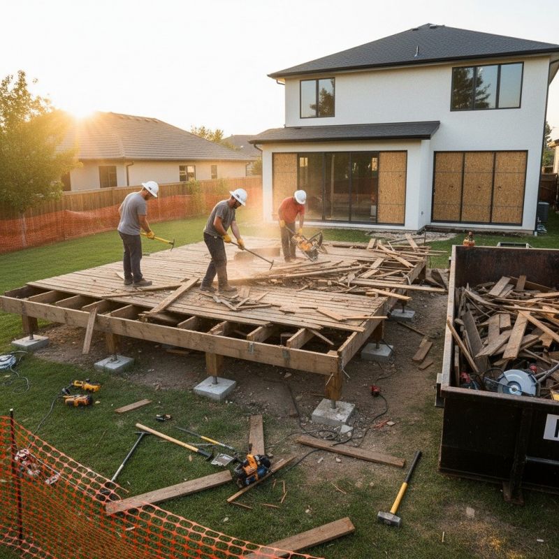 Walkway Demolition in Bergen County, NJ